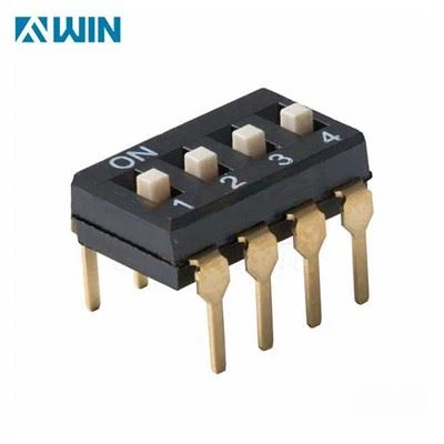 4 Safle 2.54mm DIP Newid Du