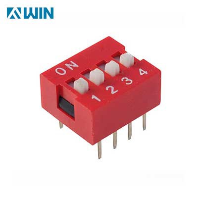 4 Safle 8 Pin DIP Switch