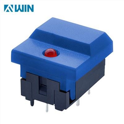 Switsh Botwm Gwthio Tact wedi'i Goleuo