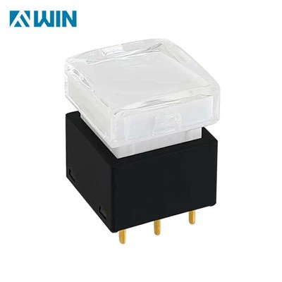Botwm Gwthio 15 * 15 PCB LED-Goleuedig