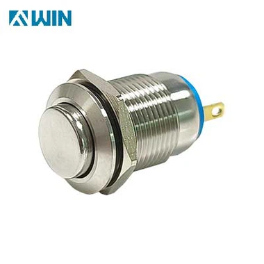 Botwm gwthio metel 12mm